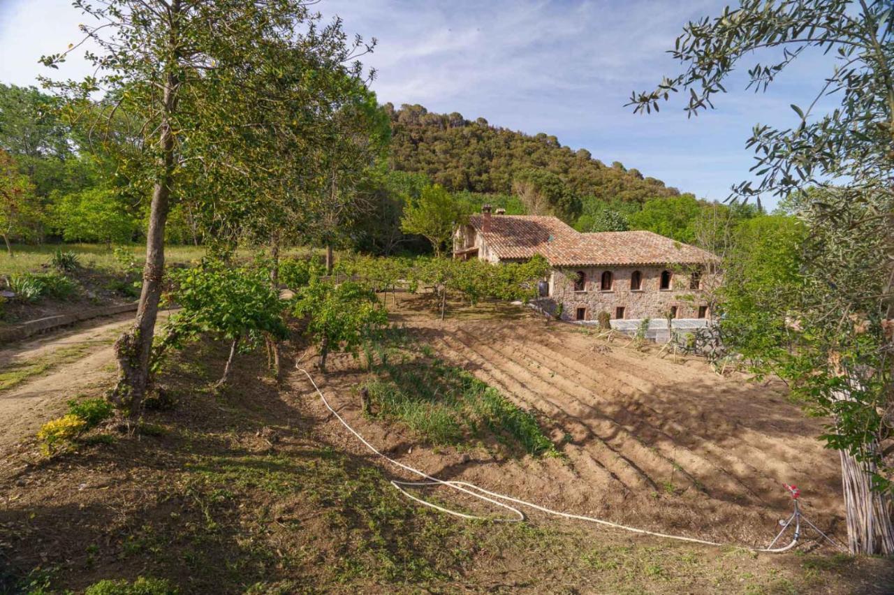 Can Janet masía en el entorno rural del Montseny Arbúcies Exterior foto